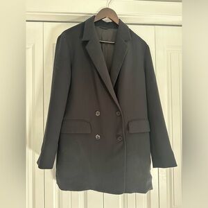 Wilfred Black Oversized double breasted Blazer